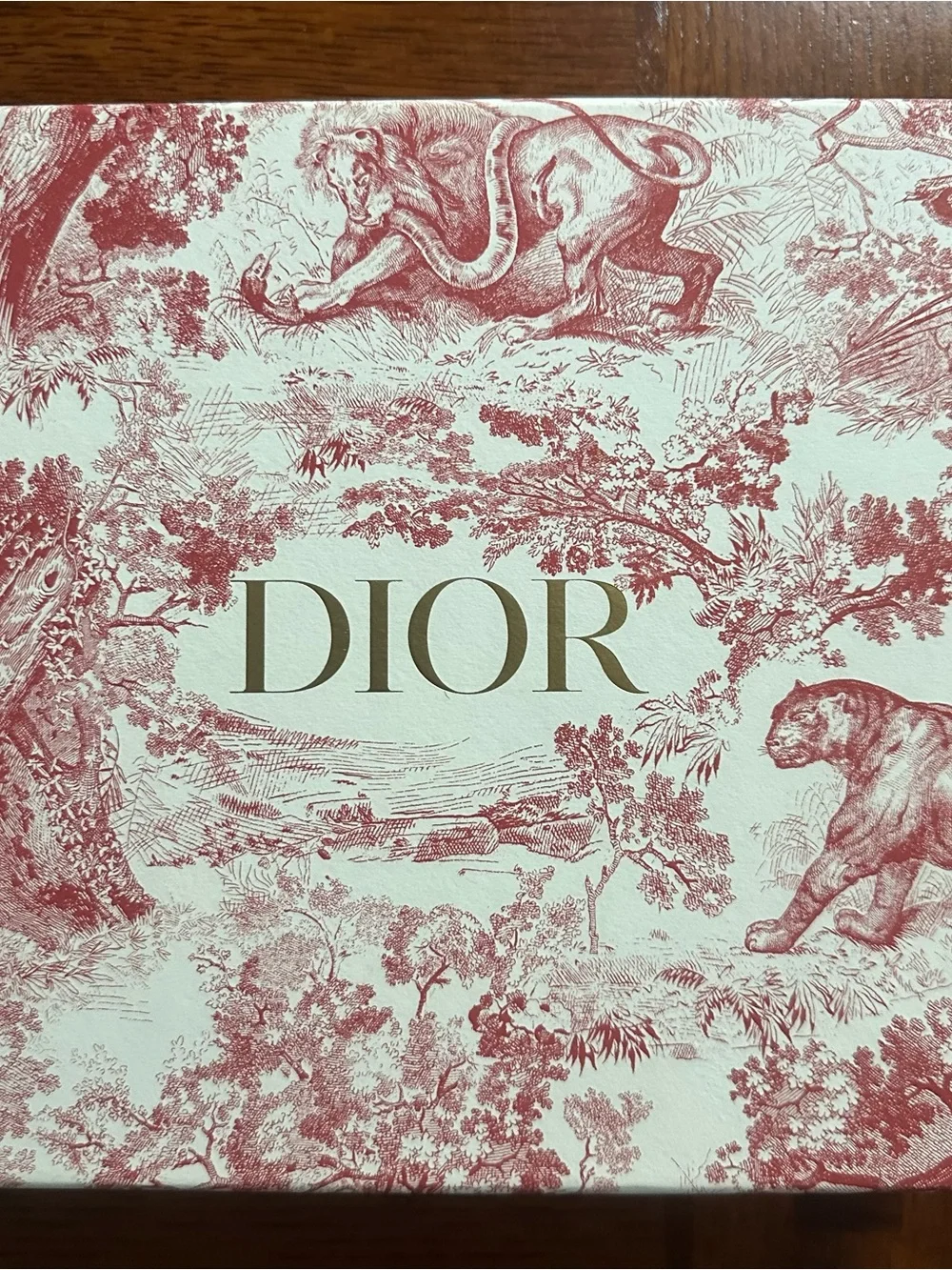 Dior Toile de Jouy Hardcover Notebook – White & Navy with Gold Logo